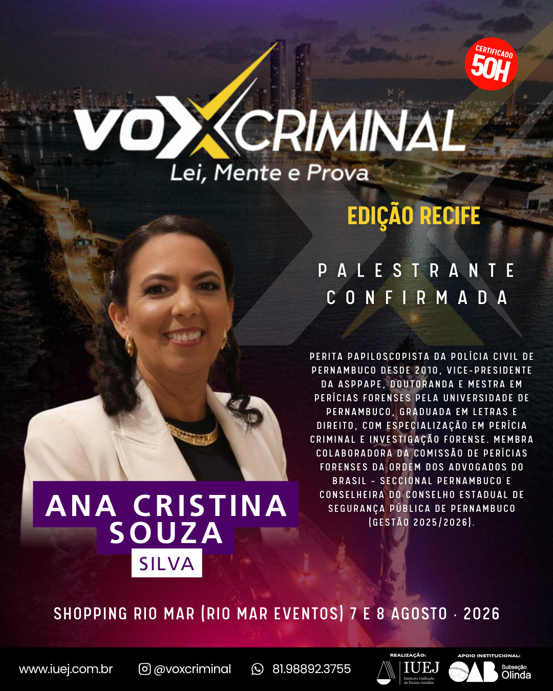 ANA CRISTINA SOUZA E SILVA